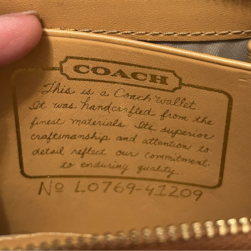 Coach Multicolor Patchwork Zip-Around Bifold Wall… - image 7